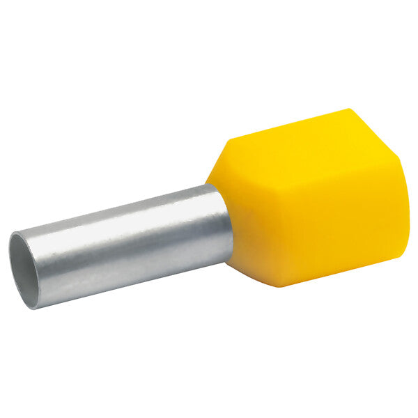 Klauke Zwillings-Aderendhülse 2x6qmm ge isol. 87514